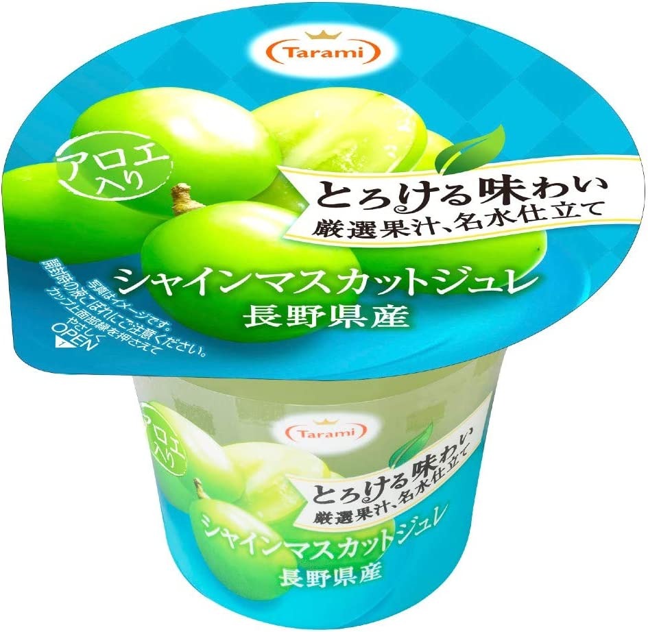 たらみ とろける味わい シリーズ 厳選果汁名水仕立て シャインマスカットジュレ