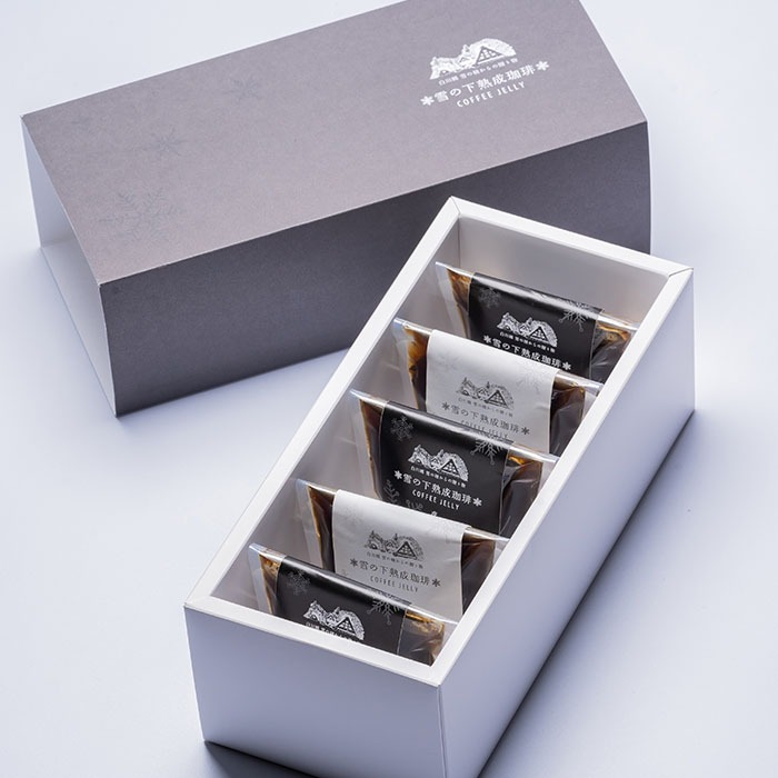 香福屋 雪の下熟成珈琲ゼリーギフト5個セット