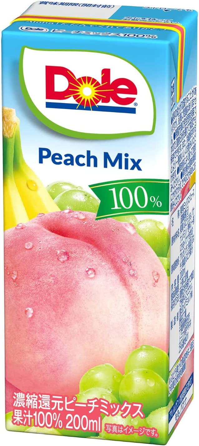雪印メグミルク Dole ピーチミックス 100%