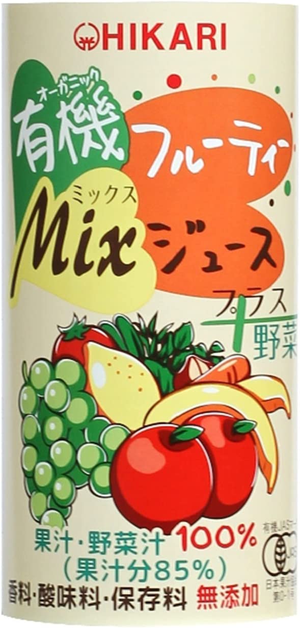 光食品 有機フルーティーMixジュース プラス野菜