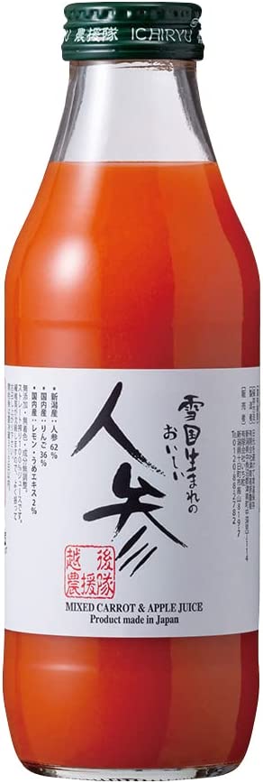 いち粒 雪国生まれのおいしい人参ミックスジュース