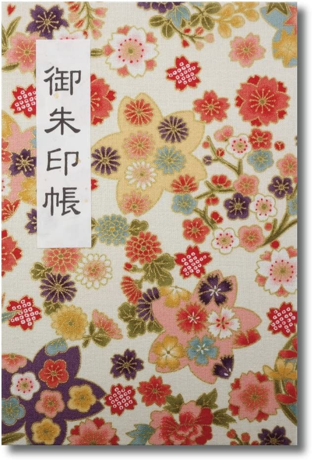 高野山法徳堂 御朱印帳 カバー付 四季彩爛漫 apd097