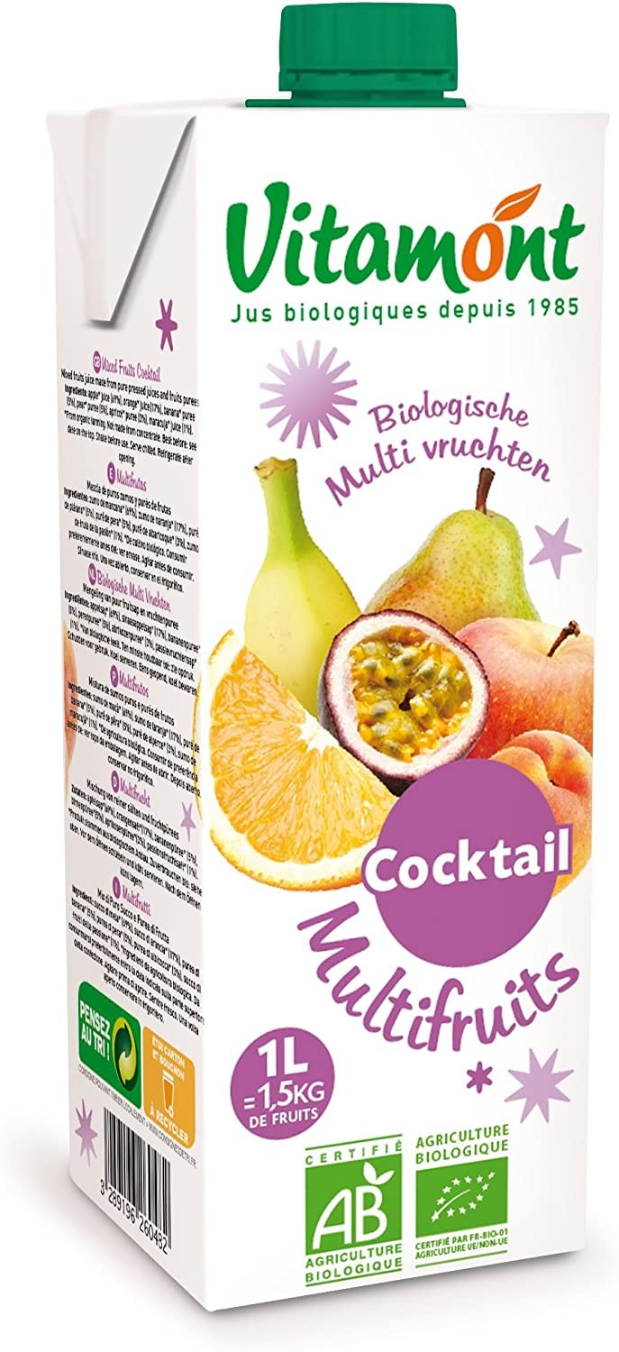 ヴィタモン(Vitamont) オーガニック マルチフルーツ ジュース