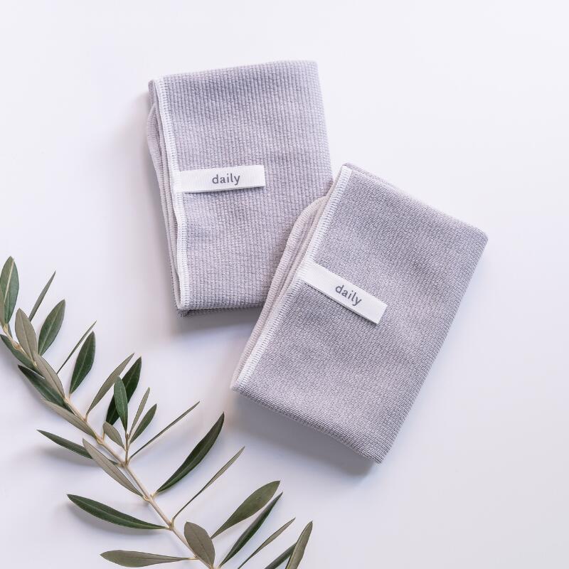 デイリームクリ(daily mukuri) 食器拭きクロス ハーフサイズ