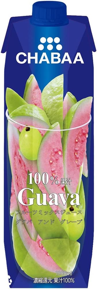 チャバ(CHABAA) フルーツミックスジュース グァバ&グレープ
