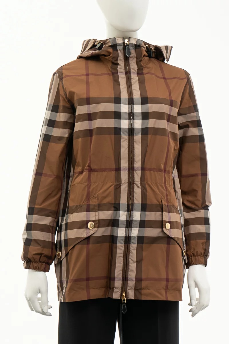 バーバリー(BURBERRY) チェック ライトウェイト ショート パーカー