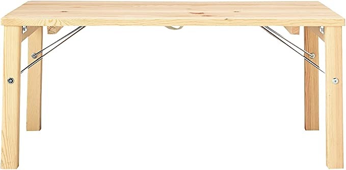 無印良品 パイン材ローテーブル 折りたたみ式 18499434