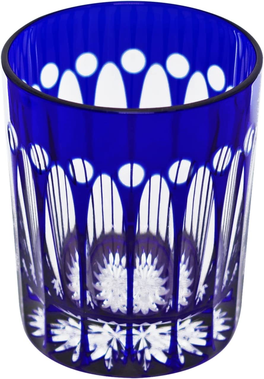 天満切子 ロックグラス24％ 王冠