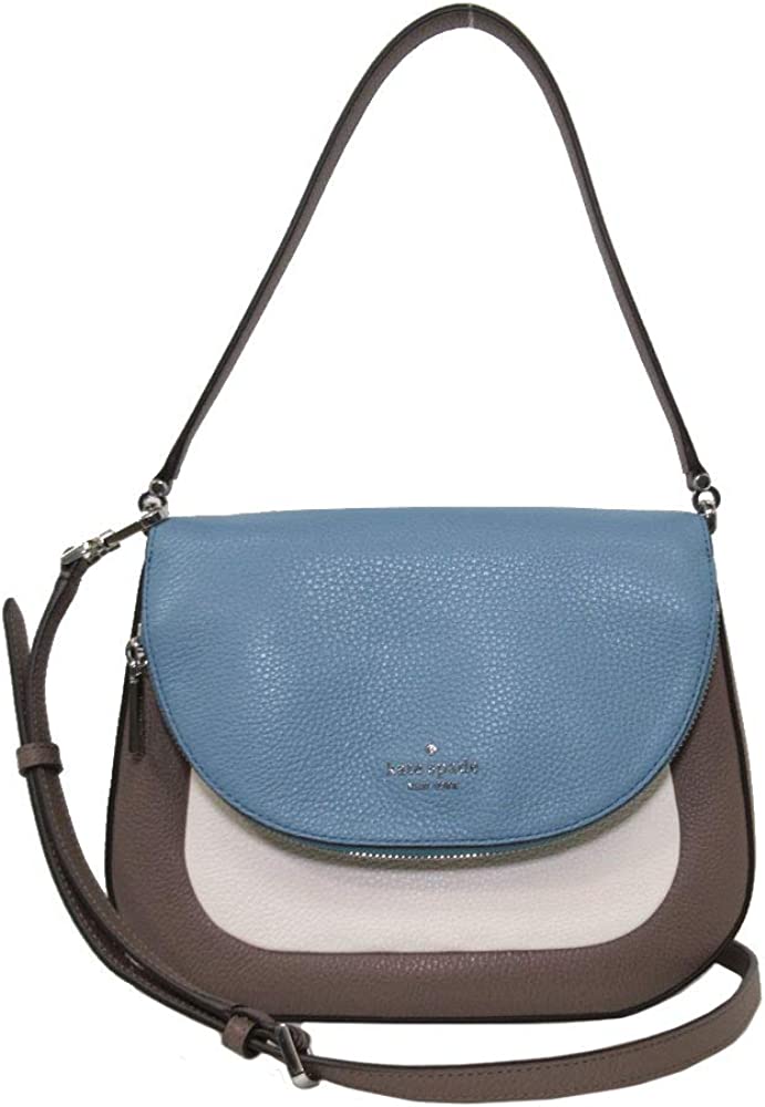 ケイトスペードニューヨーク(kate spade new york) レイラ カラーブロック ミディアム フラップ ショルダー バッグ
