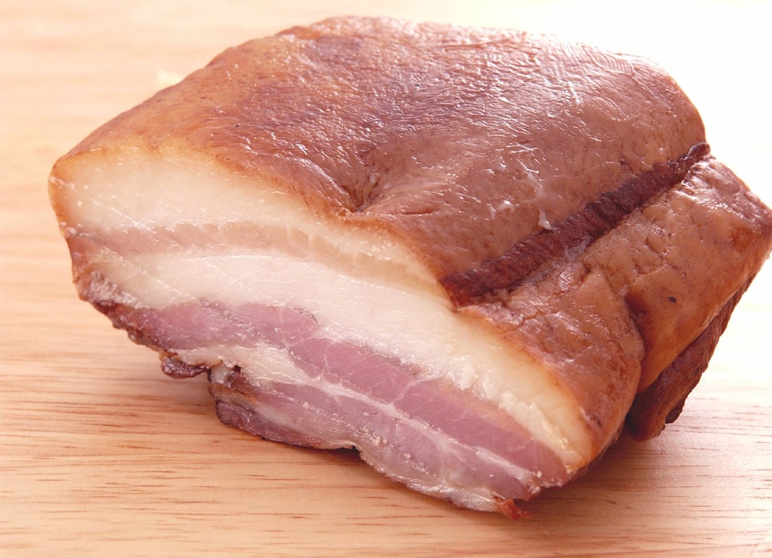 鹿児島ますや 鹿児島黒豚 長期熟成無添加ベーコン ブロック