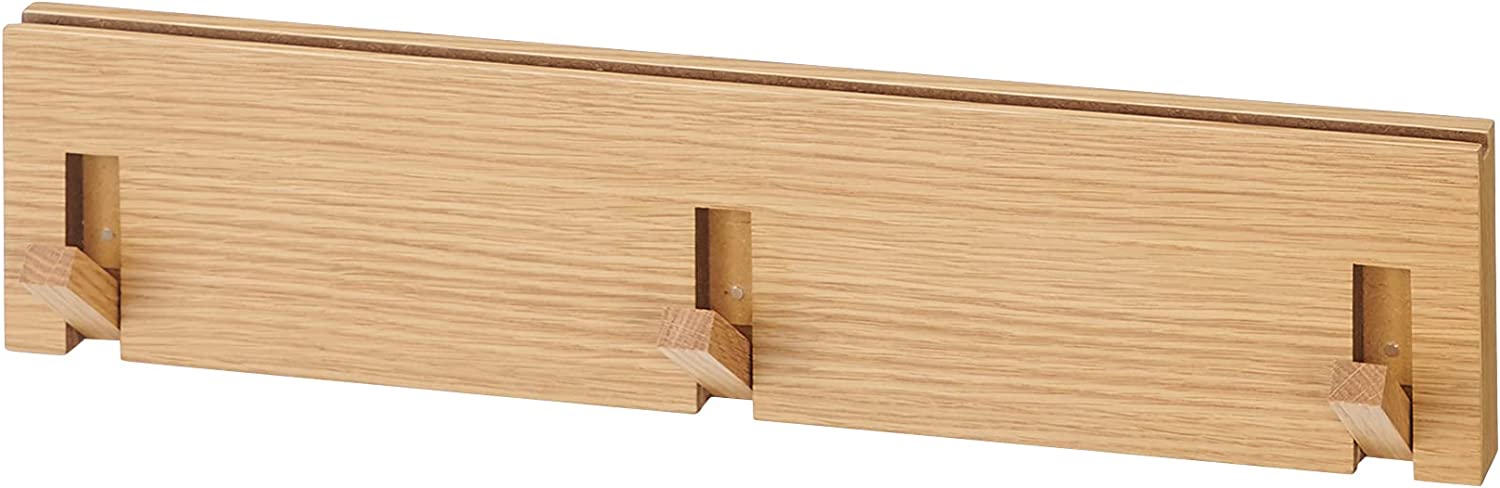 無印良品 壁に付けられる家具3連ハンガー 44505083