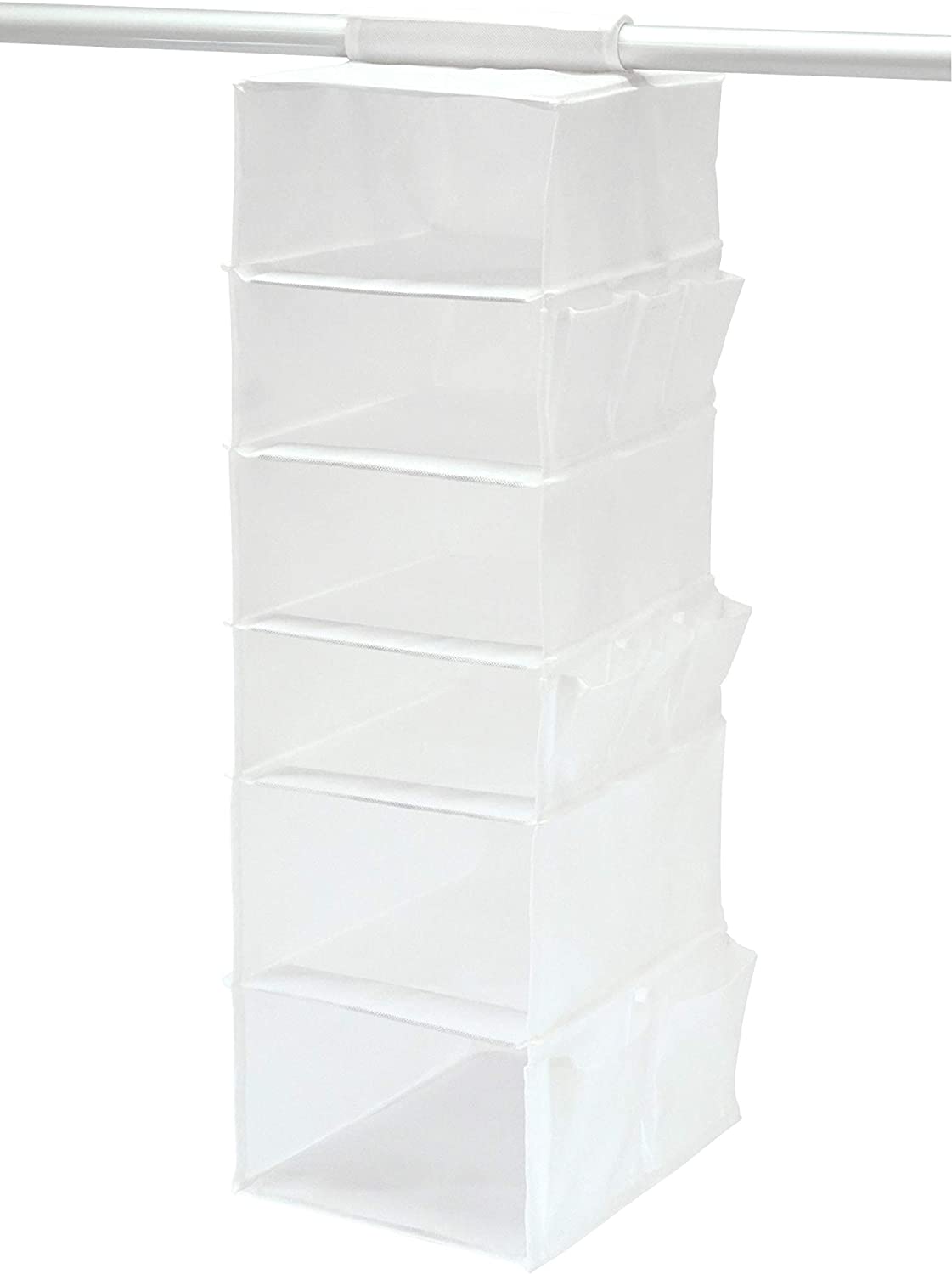 東和産業 MSC 吊るして6段収納 衣類・小物用 85695