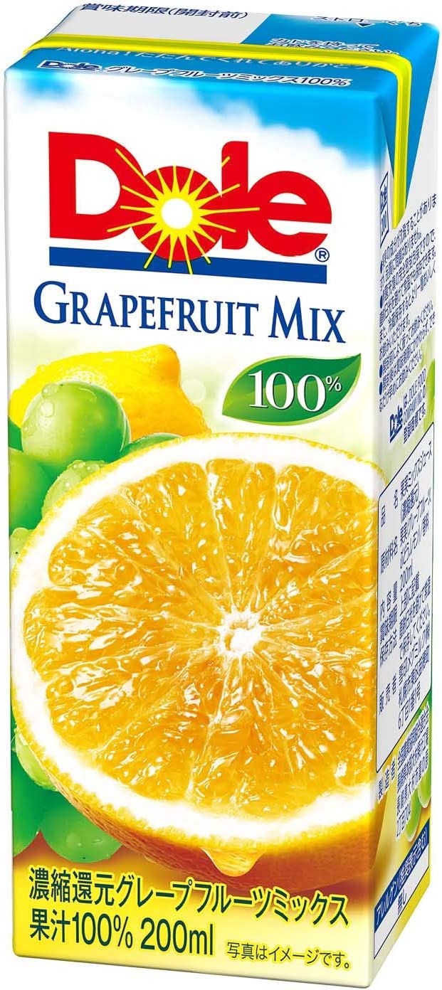 雪印メグミルク Dole グレープフルーツミックス 100%