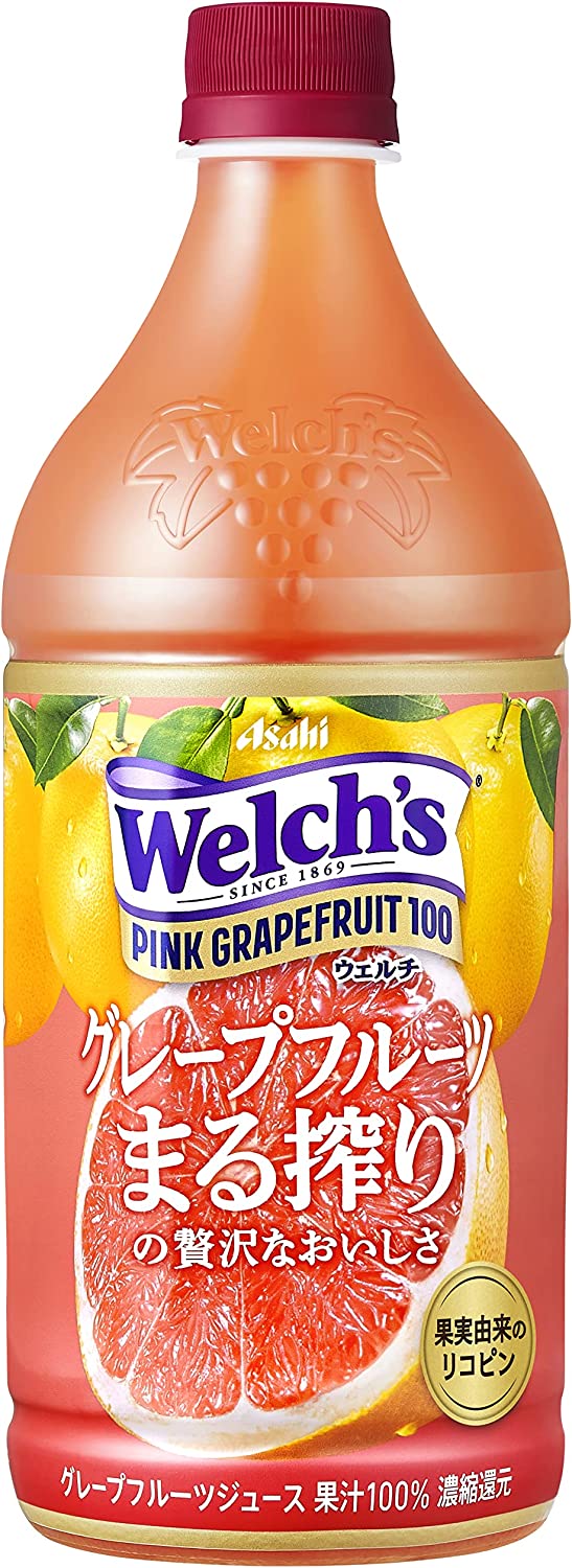 アサヒ飲料 Welch'sピンクグレープフルーツ100