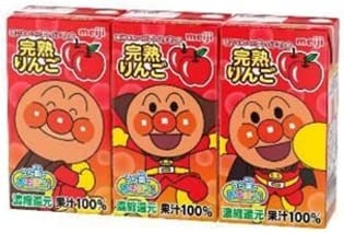 明治(meiji) それいけ!アンパンマンの完熟りんご100
