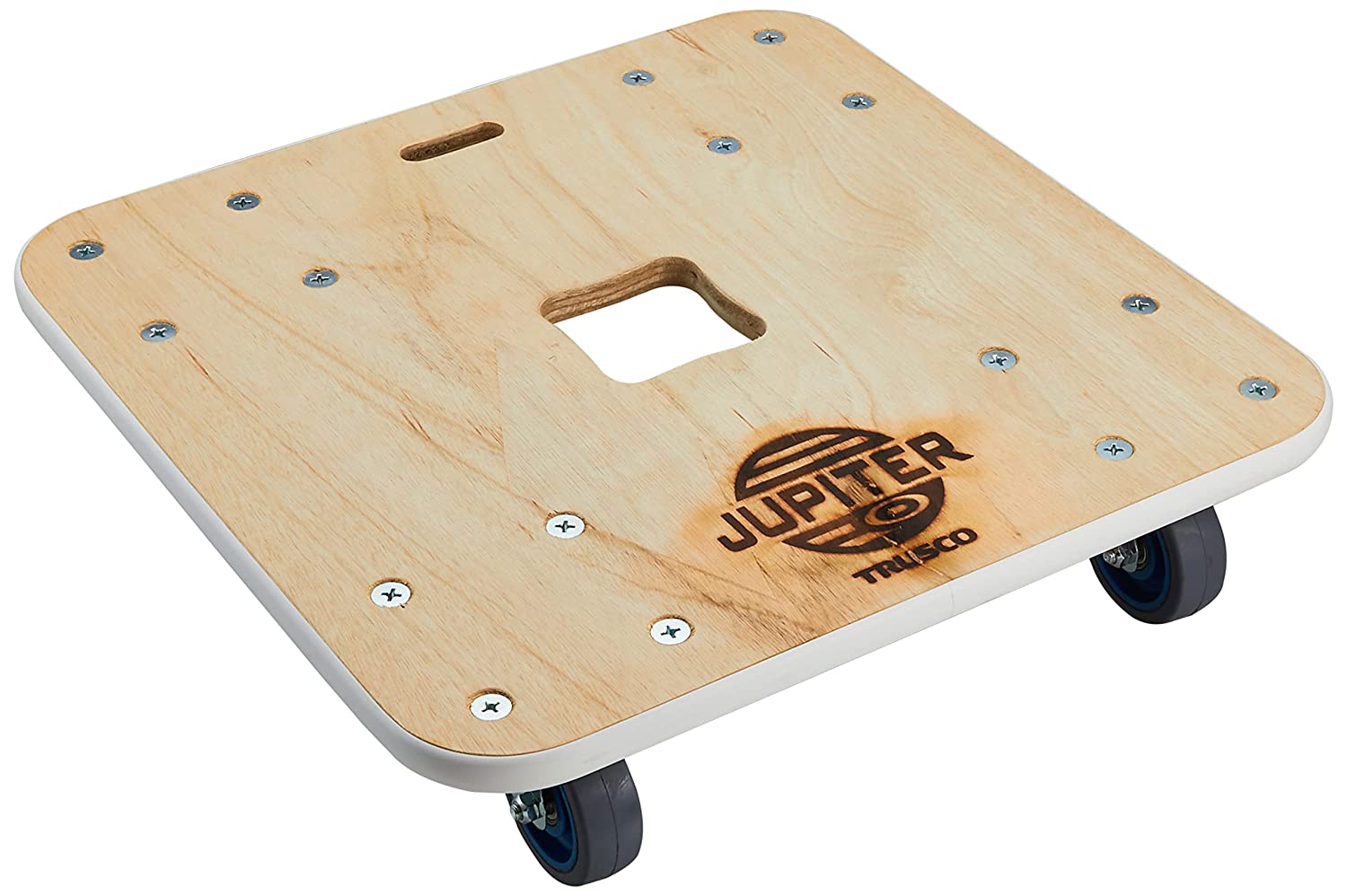 トラスコ中山(TRUSCO) 木製平台車 ジュピター 450×450 φ75 200kg JUP-4545-200