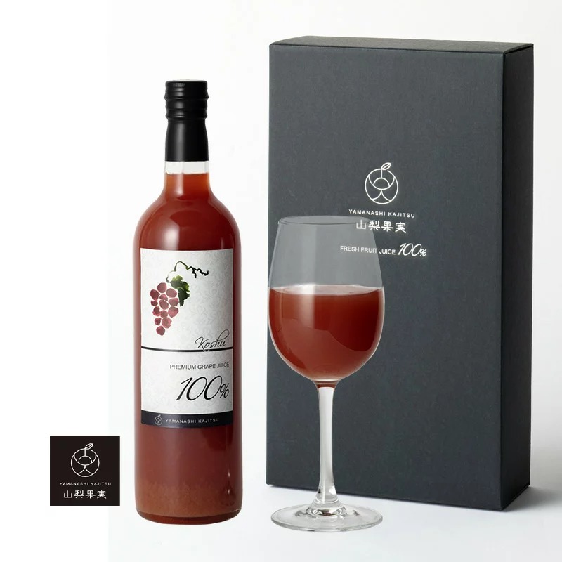 ヒルズ・ファーム 山梨果実 プレミアムライン甲州 RED 果汁100％ストレート最高級ぶどうジュース