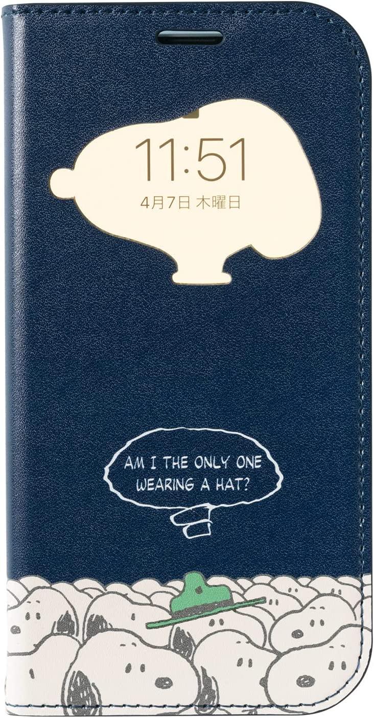 ハミィ(Hamee) PEANUTS スヌーピー iPhone 13 ケース 手帳型 窓付き