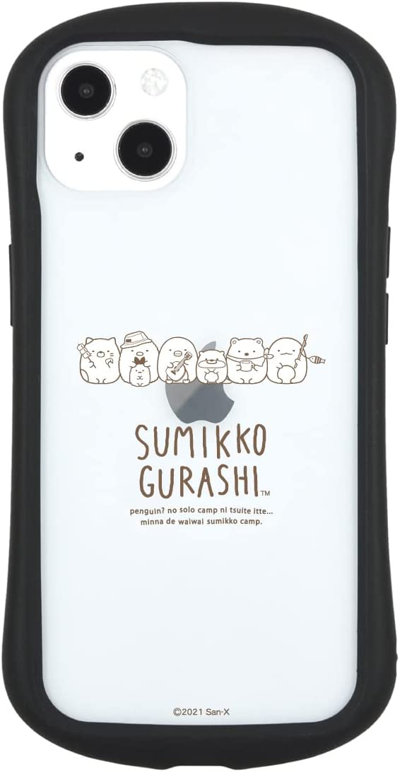 グルマンディーズ(gourmandise) すみっコぐらし iPhone13対応 ハイブリッドクリアケース SMK-128A