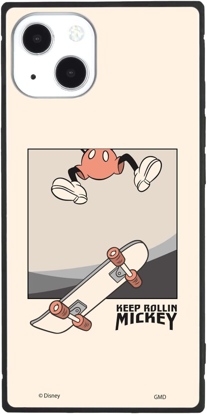 グルマンディーズ(gourmandise) ディズニーキャラクター iPhone13対応スクエアガラスケース DN-913A