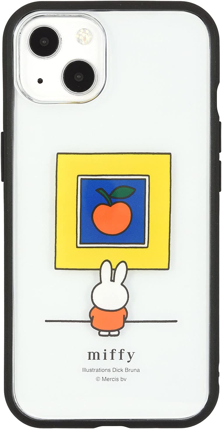 グルマンディーズ(gourmandise) ミッフィー IIIIfit Clear iPhone13対応ケース MF-210BK