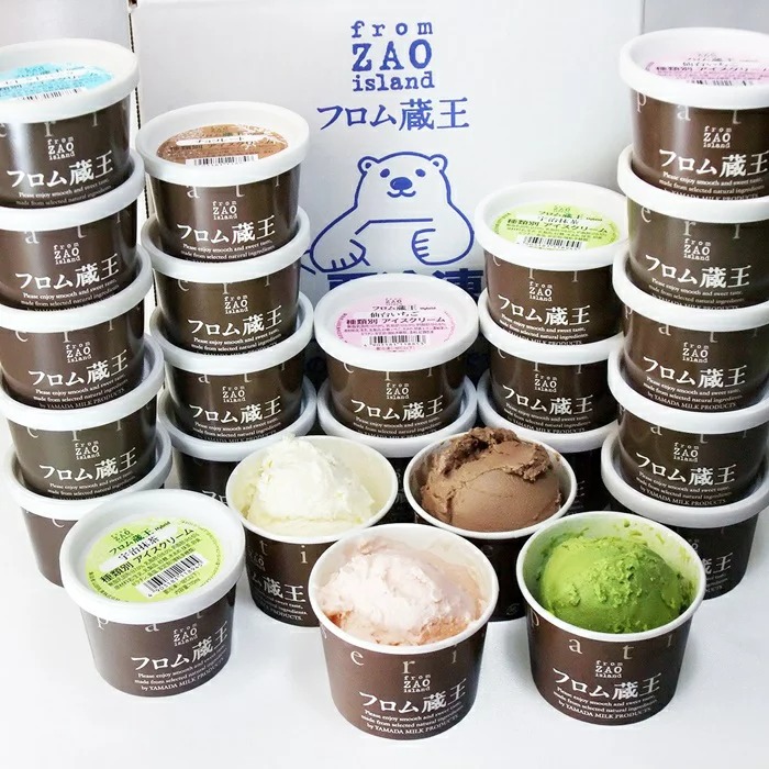 宮城県白石市 フロム蔵王 アイス Hybrid スーパーマルチアイスBOX24 4種24個セット 10,000円