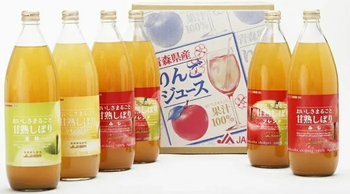 青森県弘前市 JA相馬村のりんご 無添加りんごジュース詰め合わせ 1L 6本 10,000円
