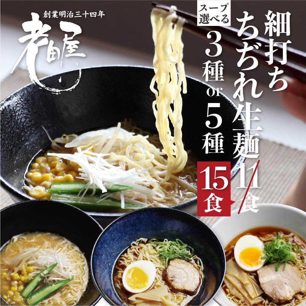 岐阜県飛騨市 訳あり ラーメン 食べ比べ 堪能セット 3種15食 5,000円