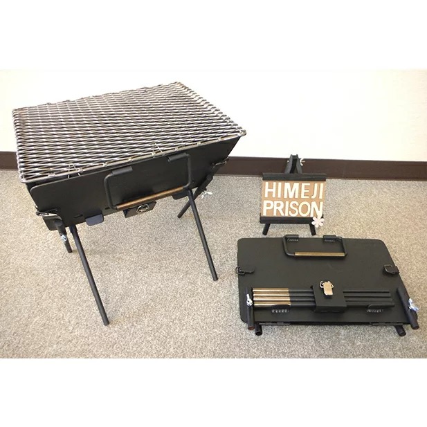 兵庫県姫路市 三角型バーベキューコンロA型+焚き火台E型 25,000円