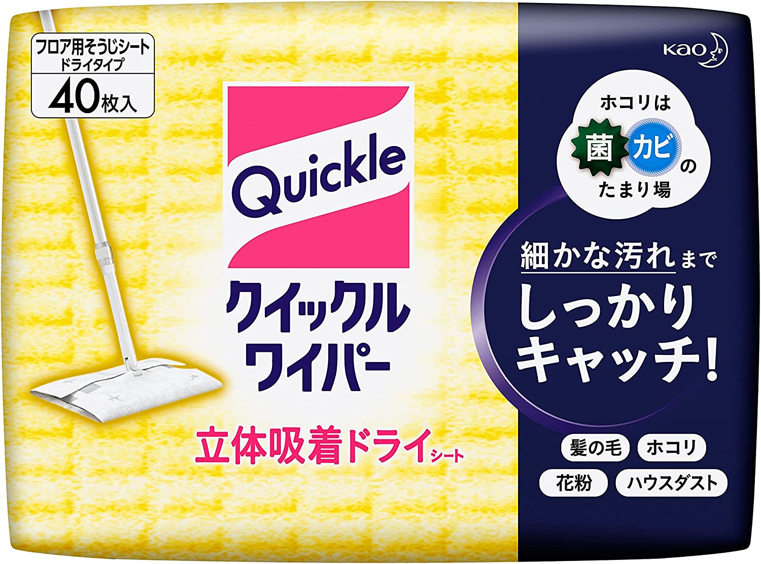 花王(Kao) クイックルワイパー 立体吸着ドライシート