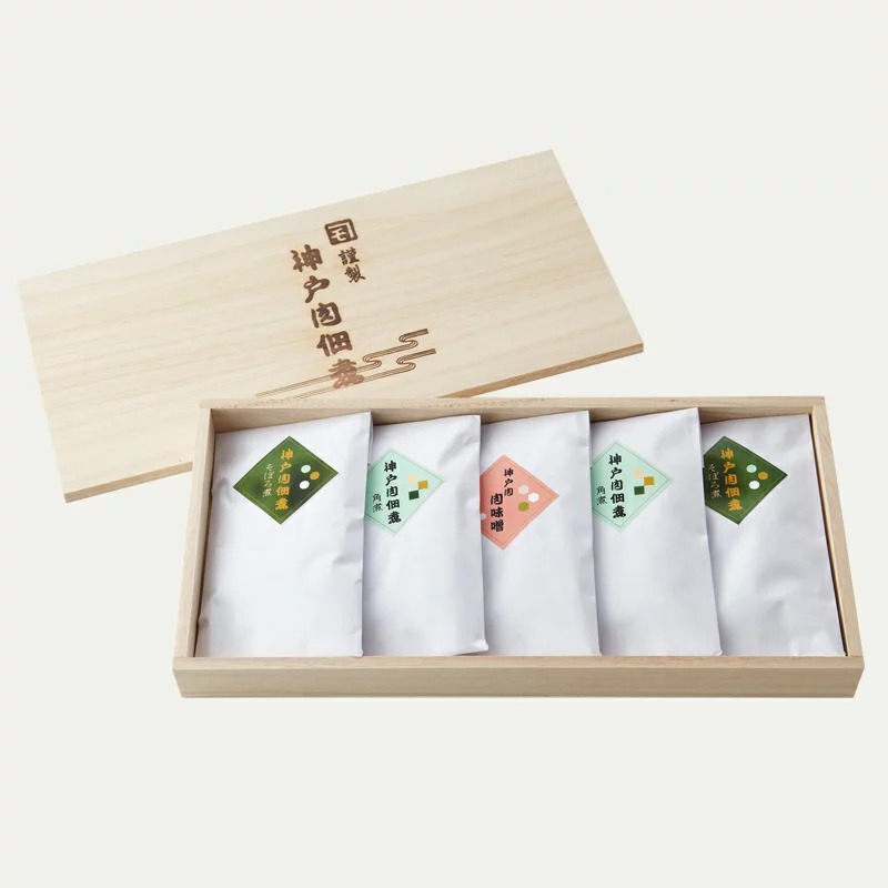 本神戸肉 森谷商店 神戸牛佃煮5個入