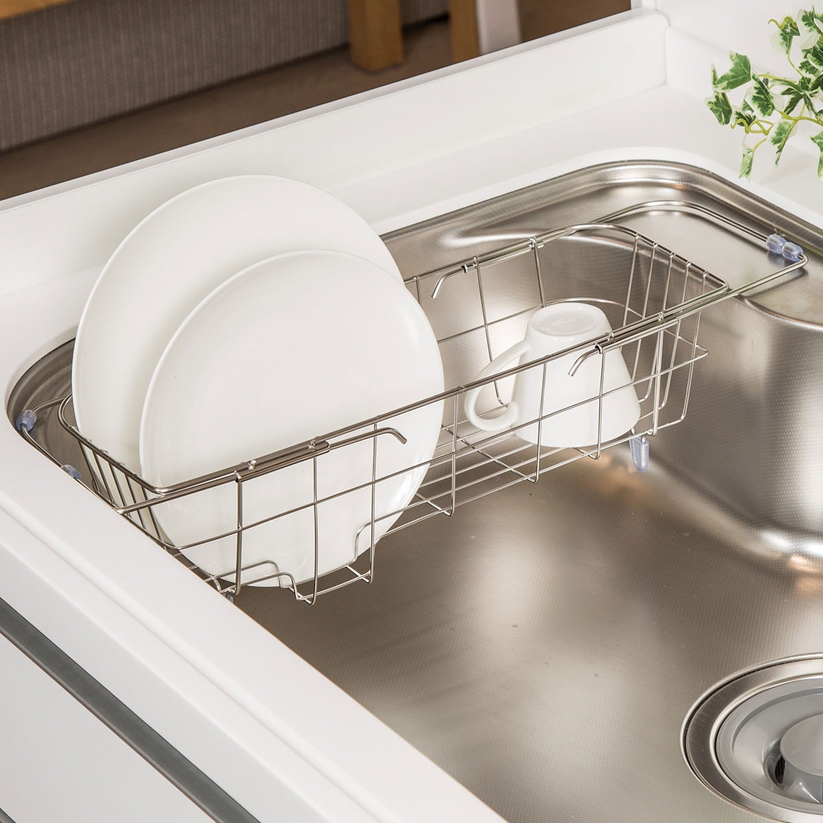 ニトリ(NITORI) スライド水切りバスケット深型スリム 8987823