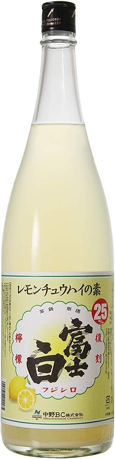 中野BC 富士白レモンチュウハイの素 1800ml