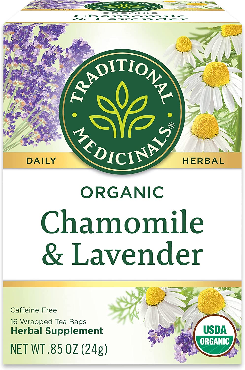 トラディショナル メディシナル(Traditional Medicinals) 有機カモミール&ラベンダー