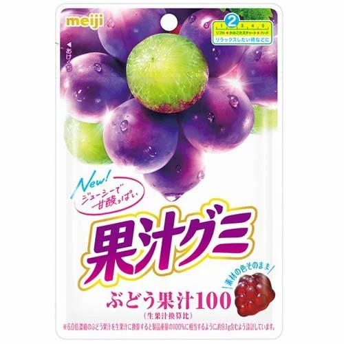 明治 果汁グミ ぶどう
