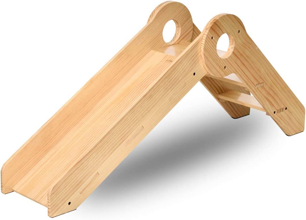 リズキズ(RiZKiZ) 木製すべり台 耐荷重 50kg