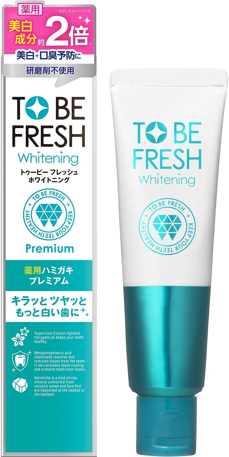 ネイチャーラボ(Nature Lab) TO BE FRESH 薬用デンタルペースト ホワイトニングプレミアム 医薬部外品