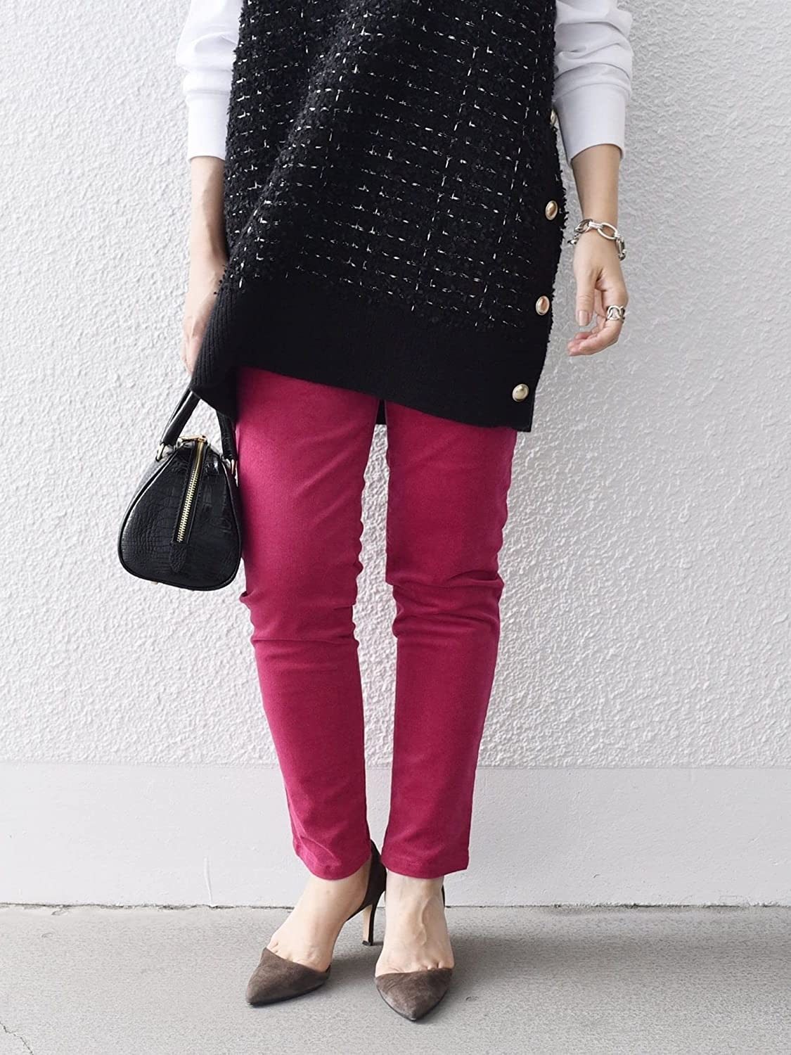 シップス(SHIPS) ストレッチコーデュロイイージースキニー