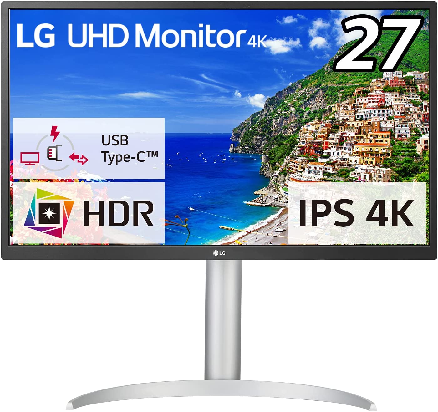 LGエレクトロニクス(LG Electronics) 27インチ 4Kモニター 27UP550N-W 2022