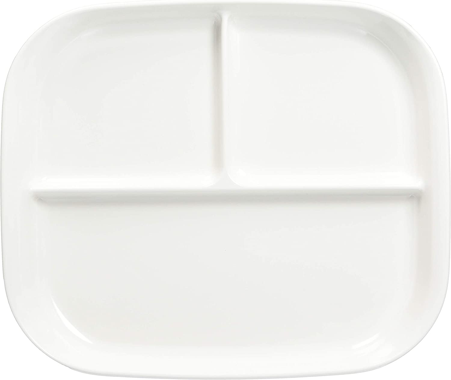 パール金属(PEARL METAL) あつかいやすい仕切付スクエアプレート K-6388