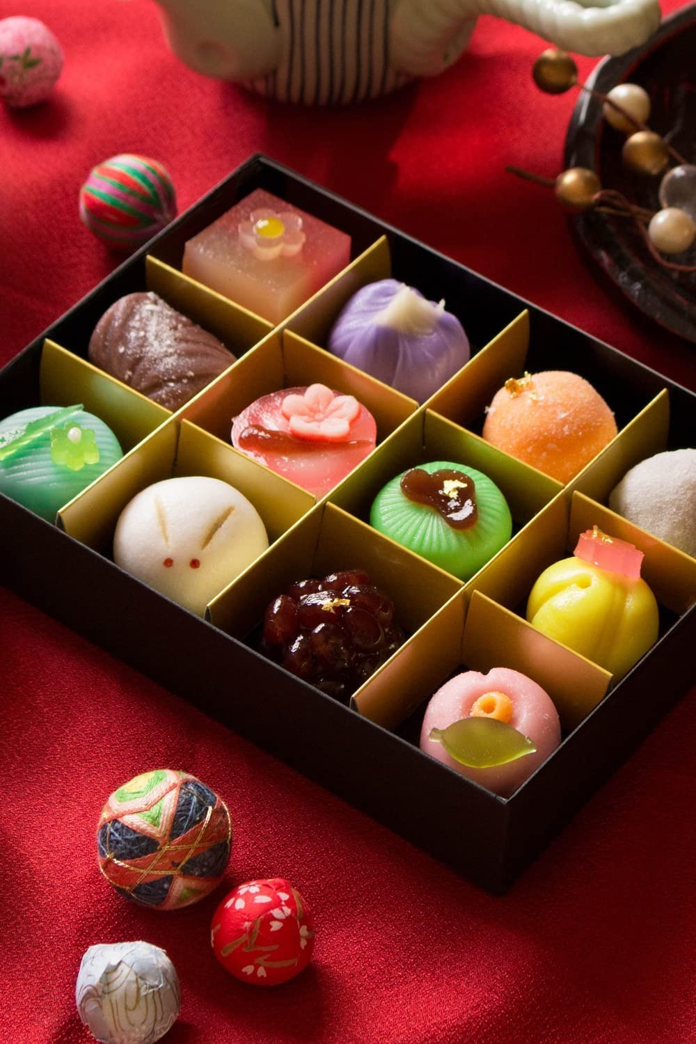 風味絶佳.山陰 四季の十二撰 ひとくち上生菓子詰合せ 風呂敷包み