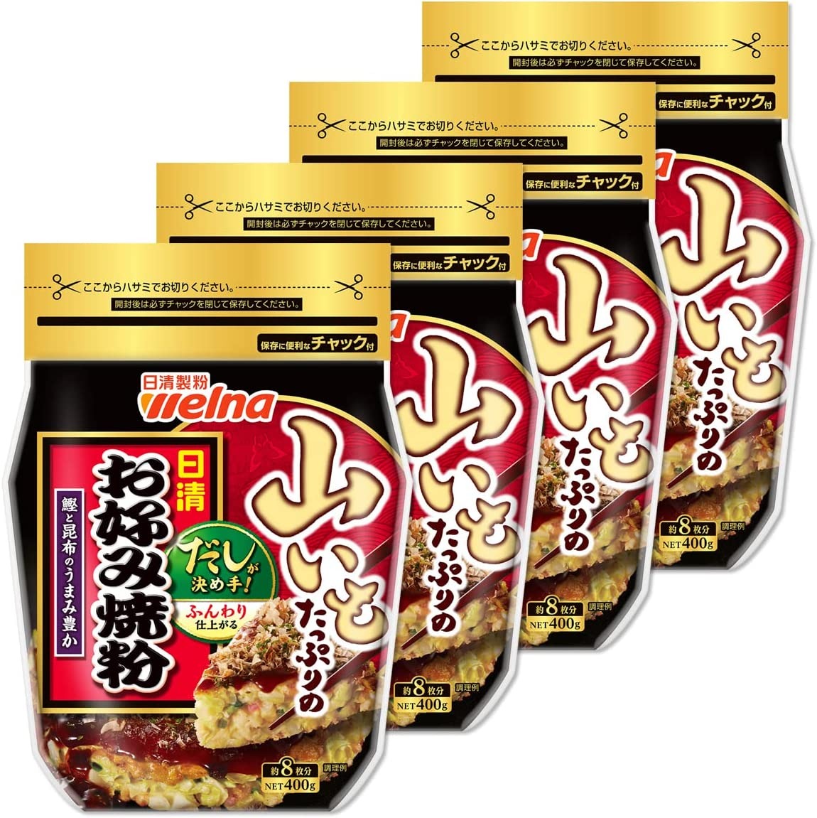 日清製粉ウェルナ(Nisshin Seifun Welna) 山いもたっぷりのお好み焼粉