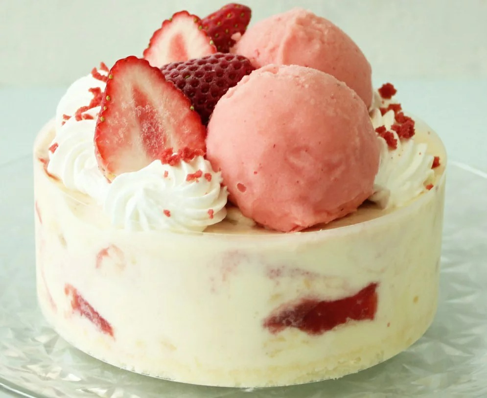 小島屋乳業製菓 アイスケーキ ストロベリーチーズパイ