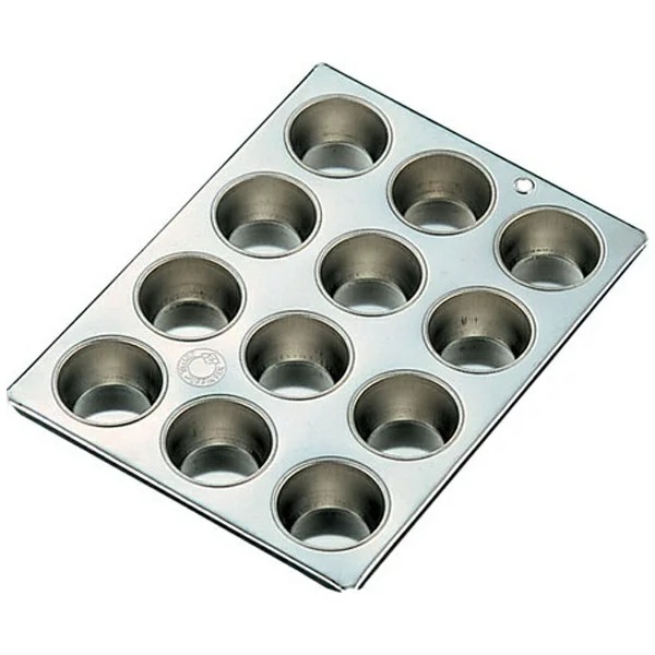 遠藤商事 ブリキマフィン型 10カップ12ヵ付 WMH-24