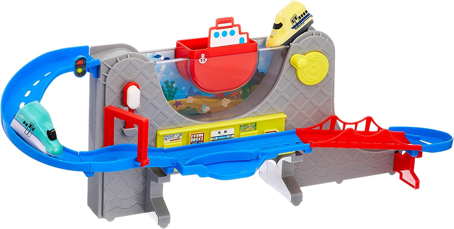 パイロットコーポレーション(PILOT CORPORATION) おふろDEミニカー すすめ！海底トンネル！北海道新幹線はやぶさ＆ドクターイエローセット