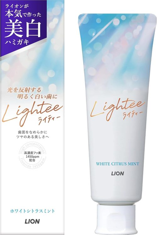 ライオン(LION) lightee ハミガキ ホワイトシトラスミント 医薬部外品