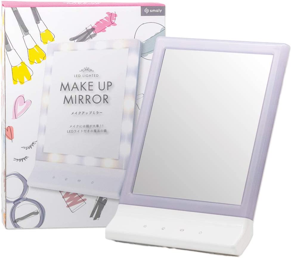 NAKAGAMI smaly LED付きメイクアップミラー
