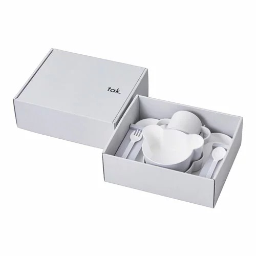 アッシュコンセプト タック(tak) キッズディッシュ ギフトボックス ベアカトラリー JTN-1011