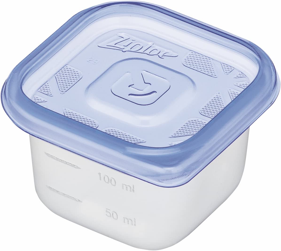 旭化成ホームプロダクツ ジップロックコンテナー 正方形 130ml 4個入