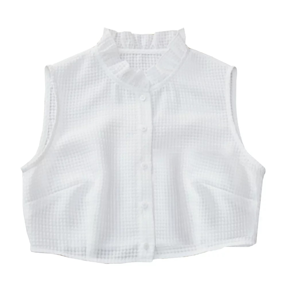 ROXY BLUE つけ襟 フリルネック